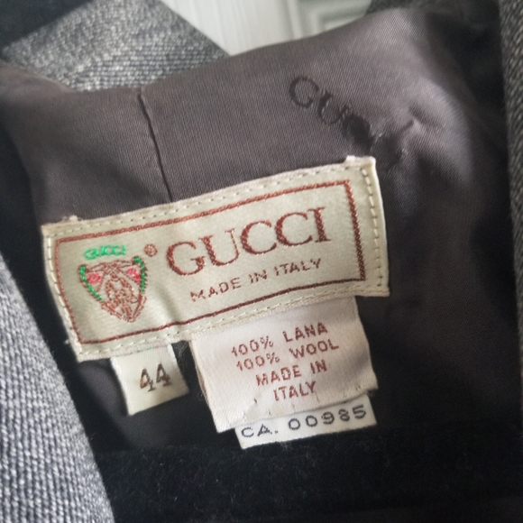 Vintage Gucci Wool Blazer - Picture 3 of 7